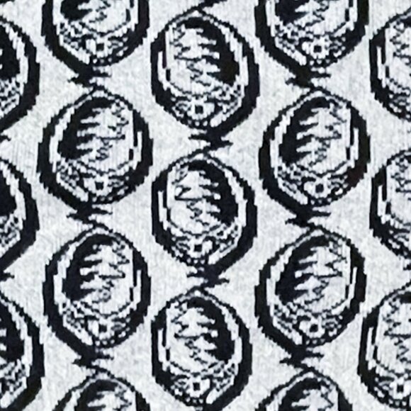 Grateful Dead Steal Your Face Cardigan — Chaser Oversized Black White L NWT - Picture 15 of 15